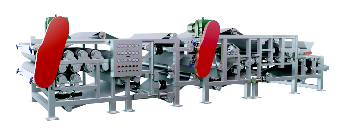 Dual Head High Efficiency Belt Press