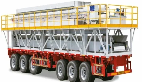 Mobile Plate And Frame Filter Press