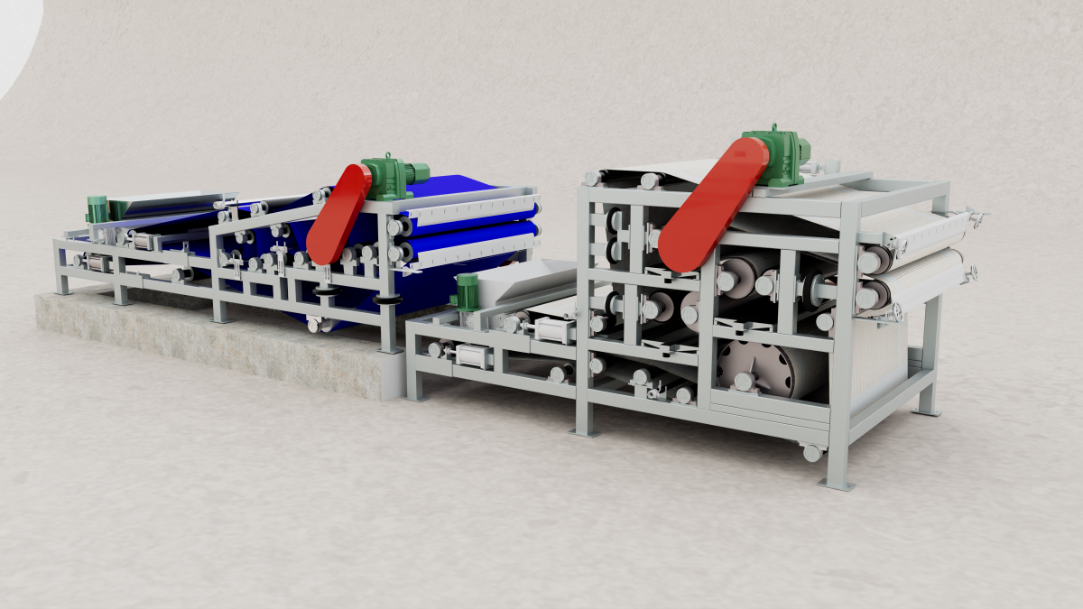 Coco Peat Desalting And Dewatering Machine