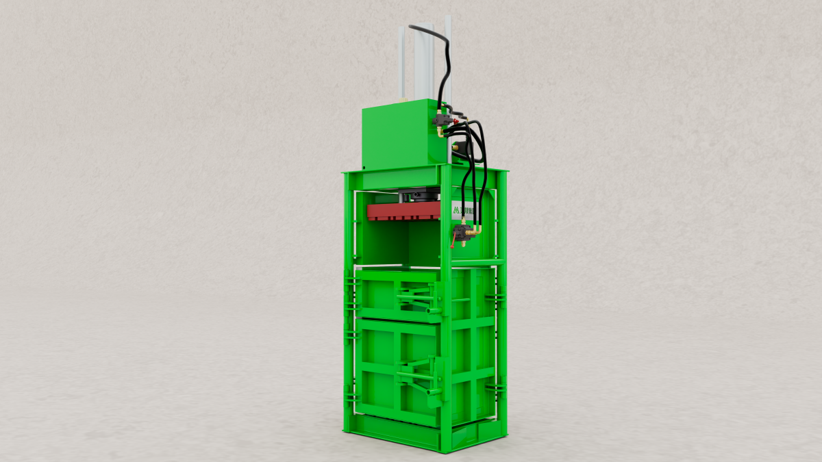 Vertical Hydraulic Baler