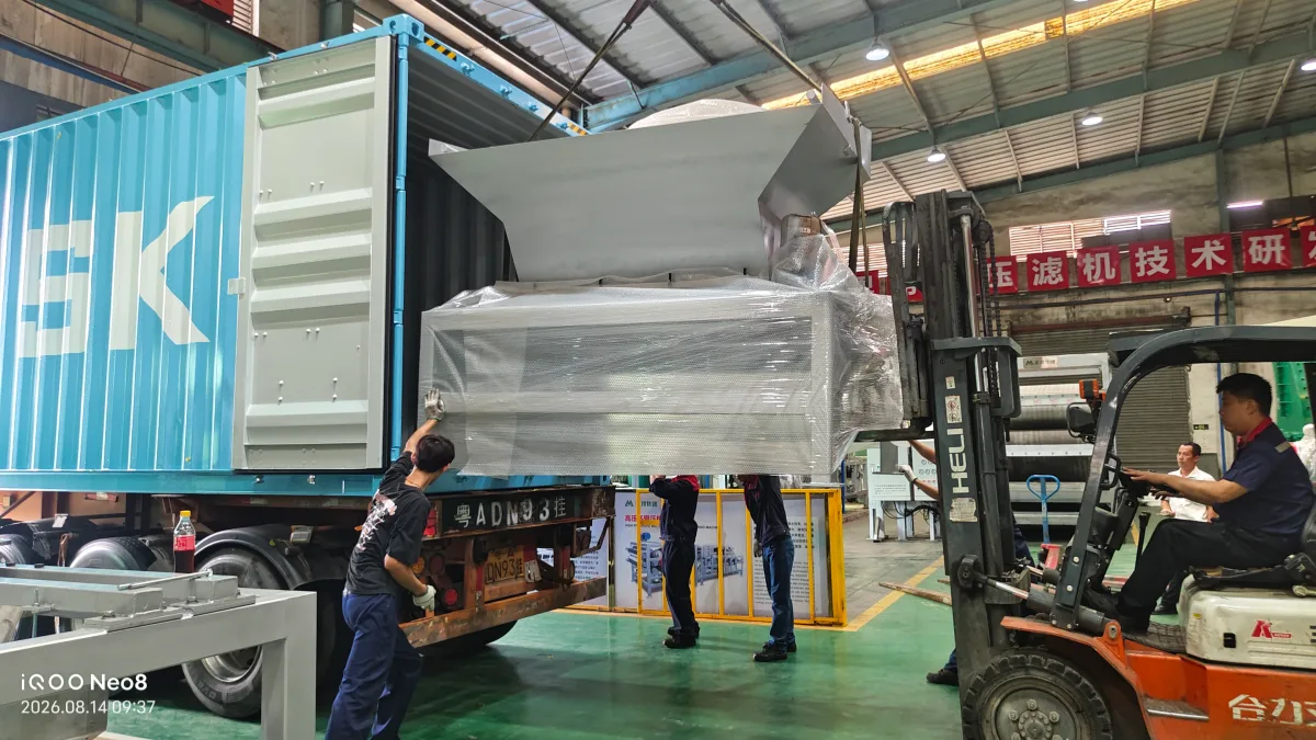 Delivery Site Of Malaysian Desalting‑dewatering Machine