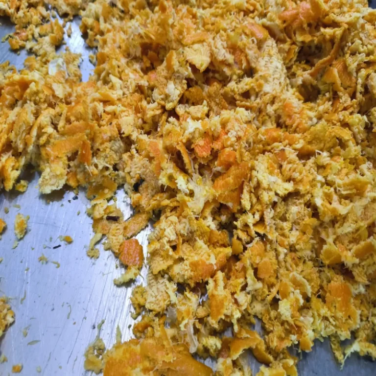 Orange Pomace Dewatering
