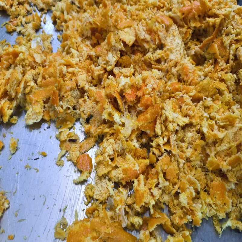 Orange Pomace Dewatering